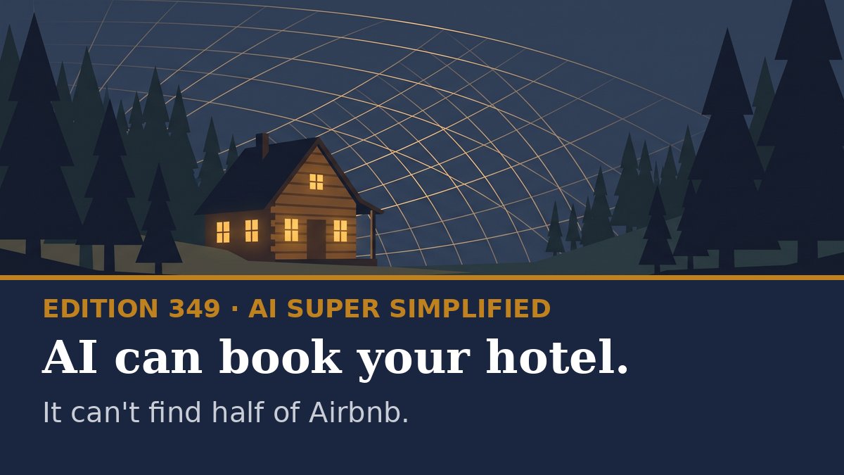 AI can book your hotel. It can't find half of Airbnb.